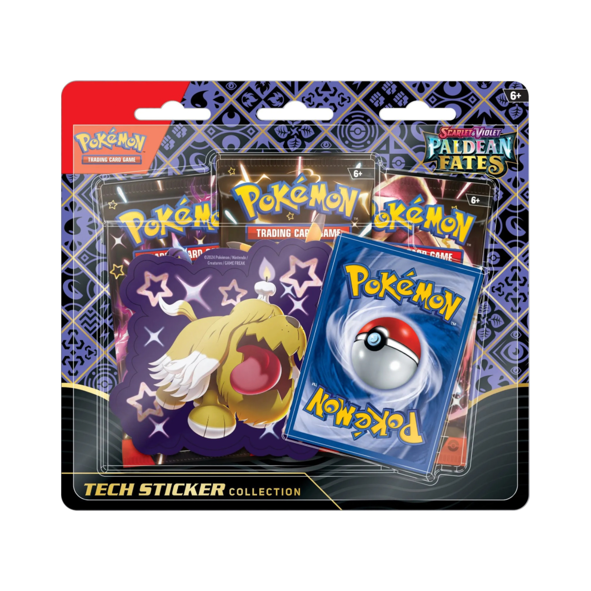 Pokémon - Scarlet & Violet: Paldean Fates 3-Pack Tech Sticker Blister [RANDOM ART]