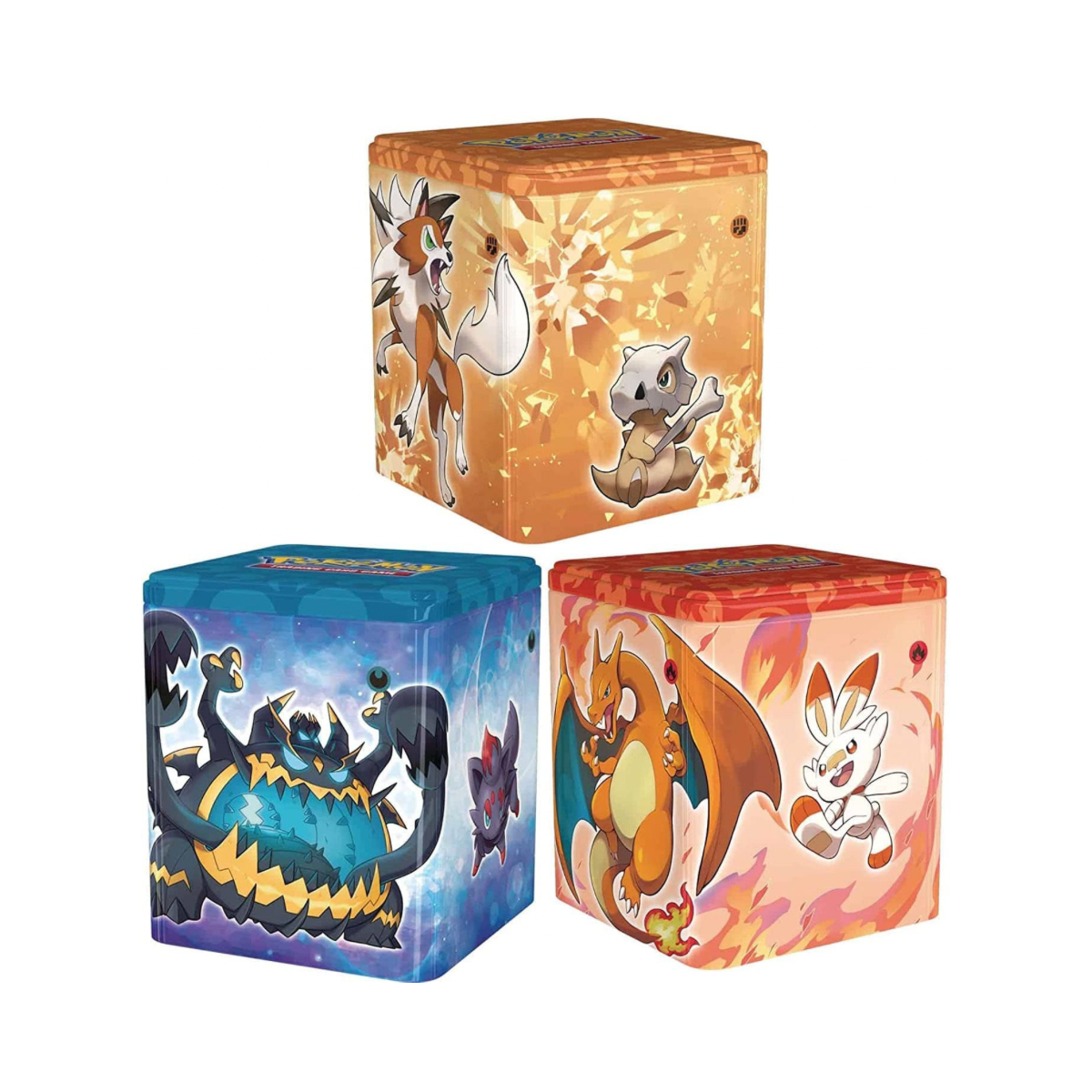 Pokémon - Fire, Fighting, Dark Stacking tin (per stuk) [RANDOM ART]