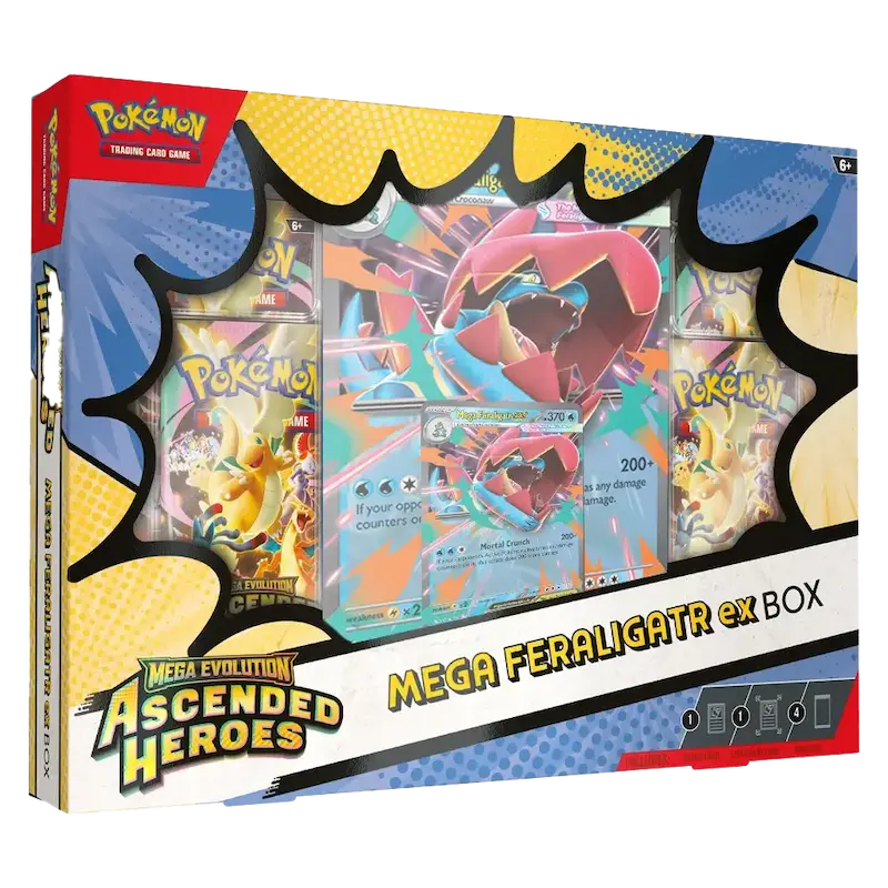 Pokémon - Ascended Heroes (ME2.5) Mega Feraligatr Ex Collection Box