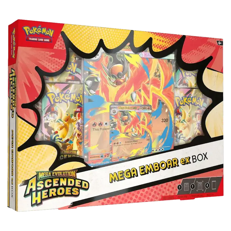 Pokémon - Ascended Heroes (ME2.5) Mega Emboar Ex Collection Box
