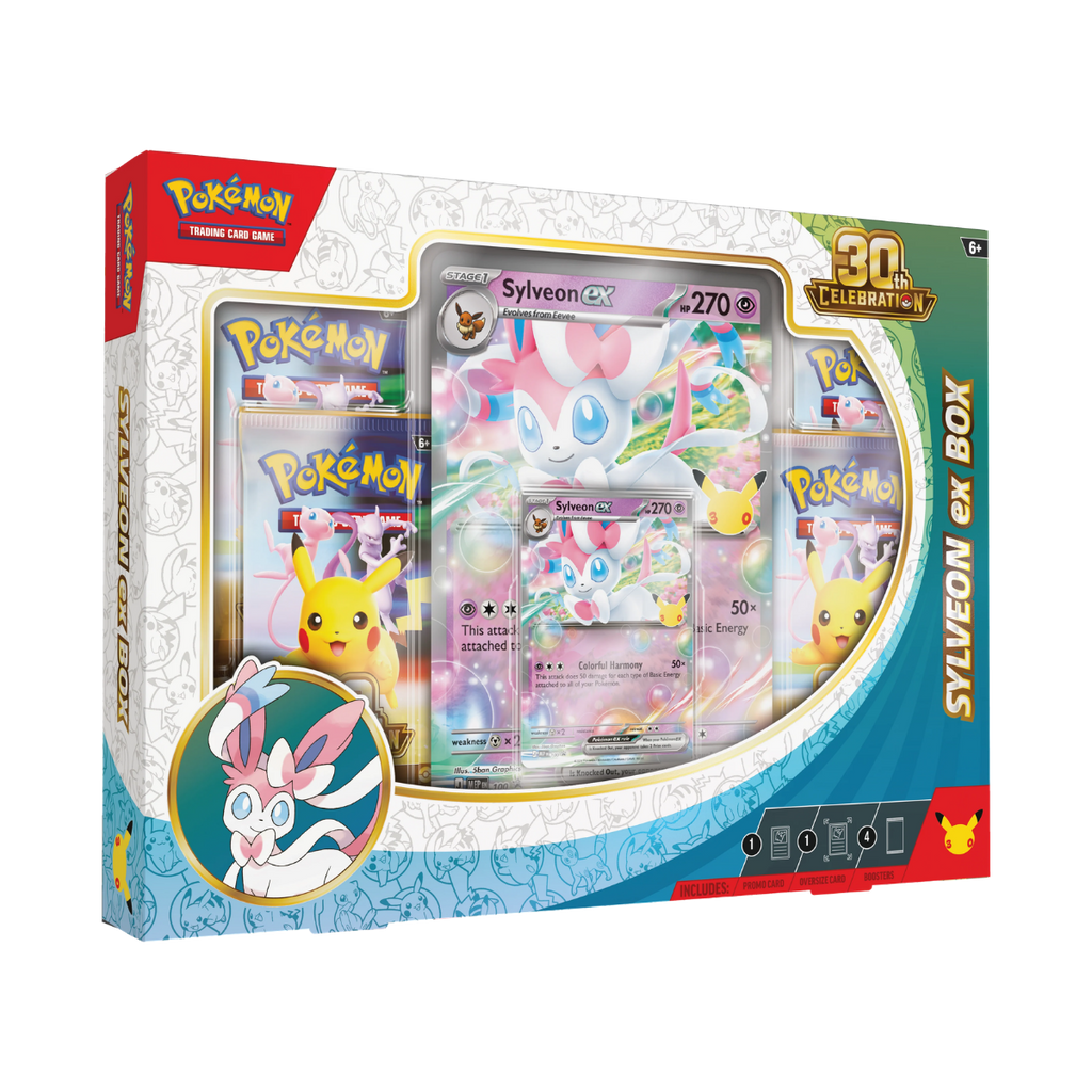 Pokémon - 30th Anniversary Celebrations Sylveon Ex Collection Box