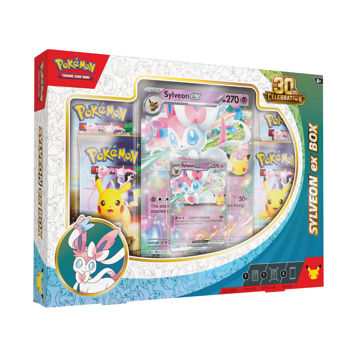 Pokémon - 30th Anniversary Celebrations Sylveon Ex Collection Box