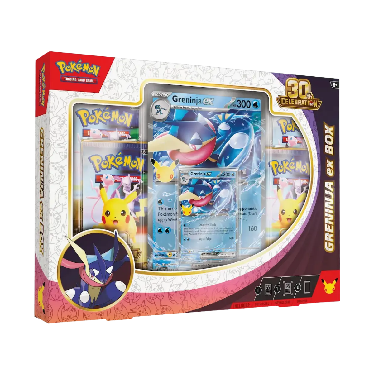 Pokémon - 30th Anniversary Celebrations Greninja Ex Collection Box