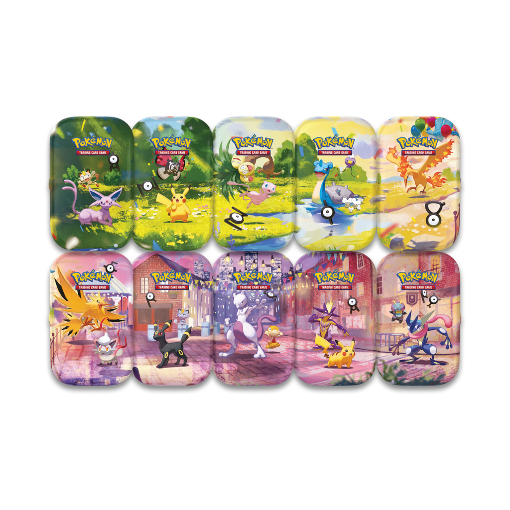 Pokémon - 30th Anniversary Celebrations Mini-Tin Display