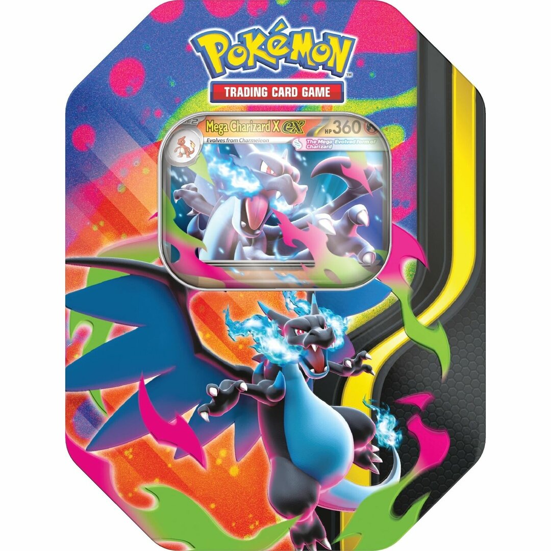 Mega Charizard X Ex Tin [Random Art]
