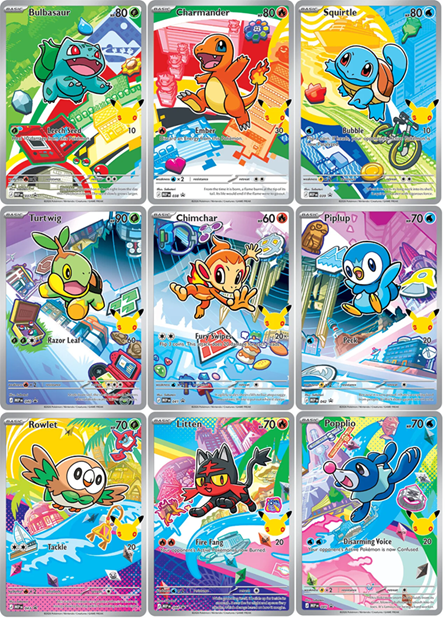Pokémon - First Partner Illustration Collection Series 1