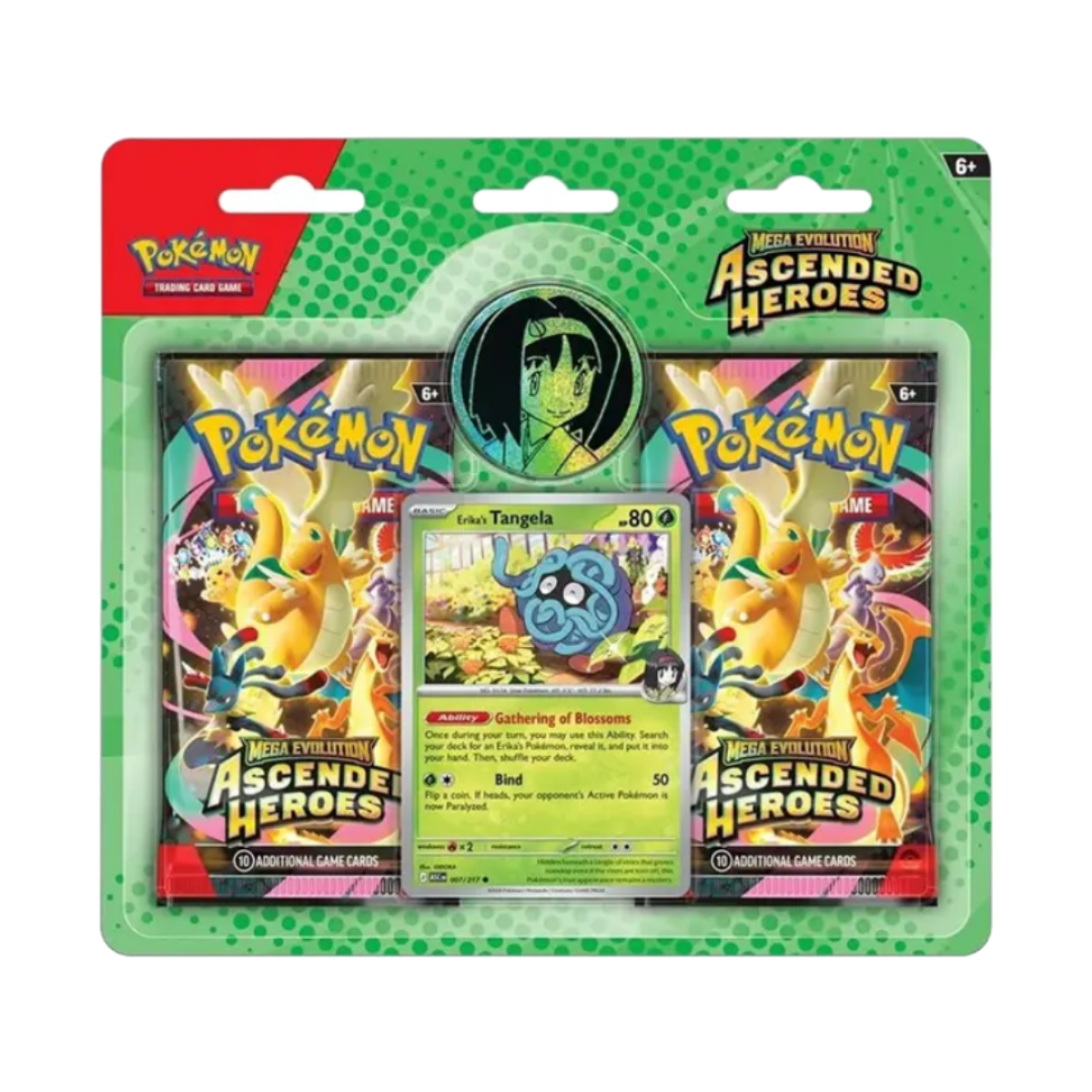 Pokémon - Mega Evolution Ascended Heroes 2 Pack Blister [Random Art]