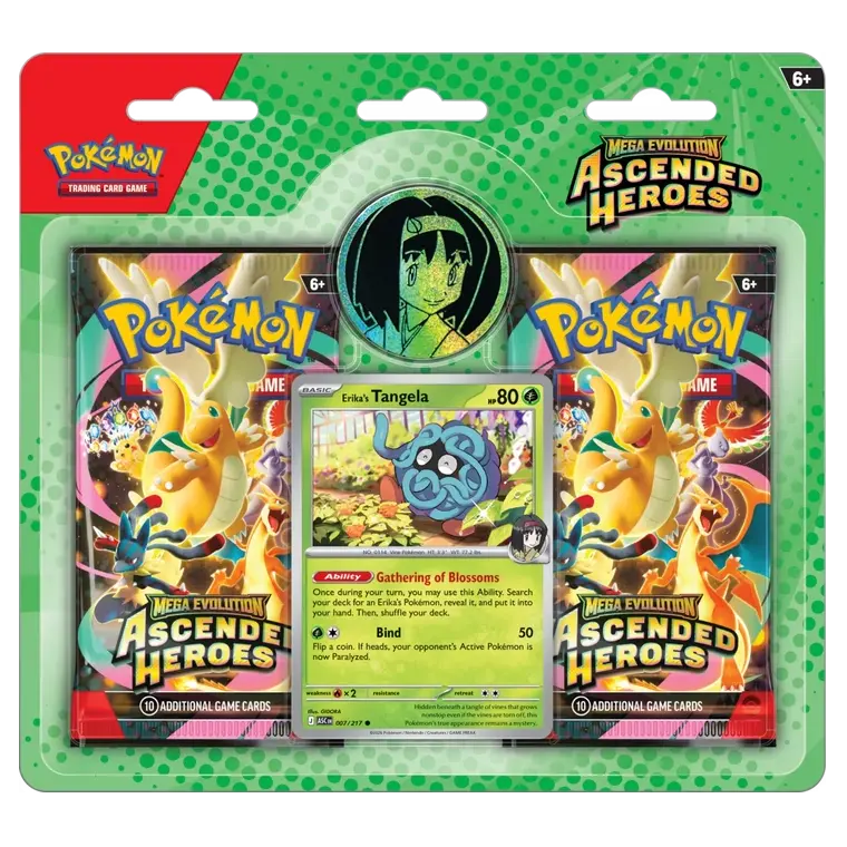 Pokémon - Mega Evolution Ascended Heroes 2 Pack Blister [Random Art]