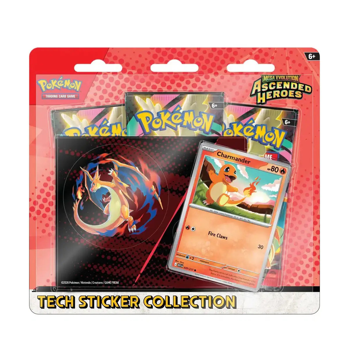 Pokémon - Mega Evolution Ascended Heroes Tech Sticker Collection [Random Art]
