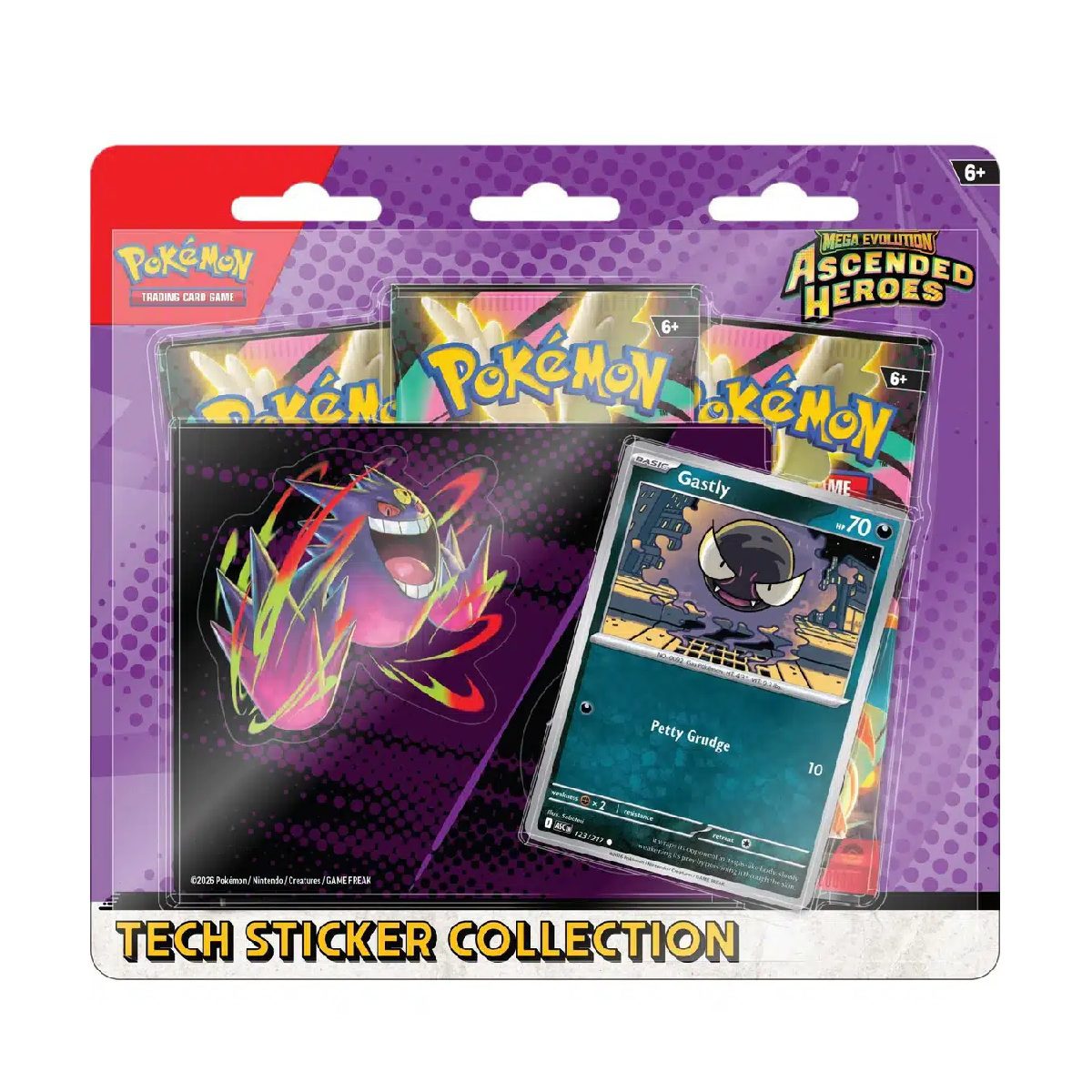 Pokémon - Mega Evolution Ascended Heroes Tech Sticker Collection [Random Art]